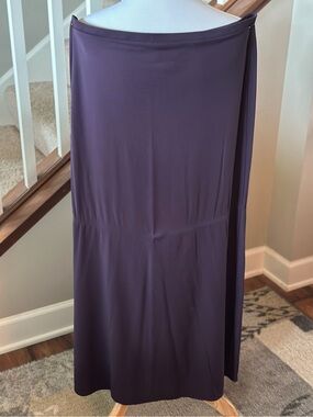 Casual Corner Maxi Skirt in Plum - O1007